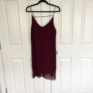 Ever new - cami dress - burgundy - size: USA 6 - tags attached never worn